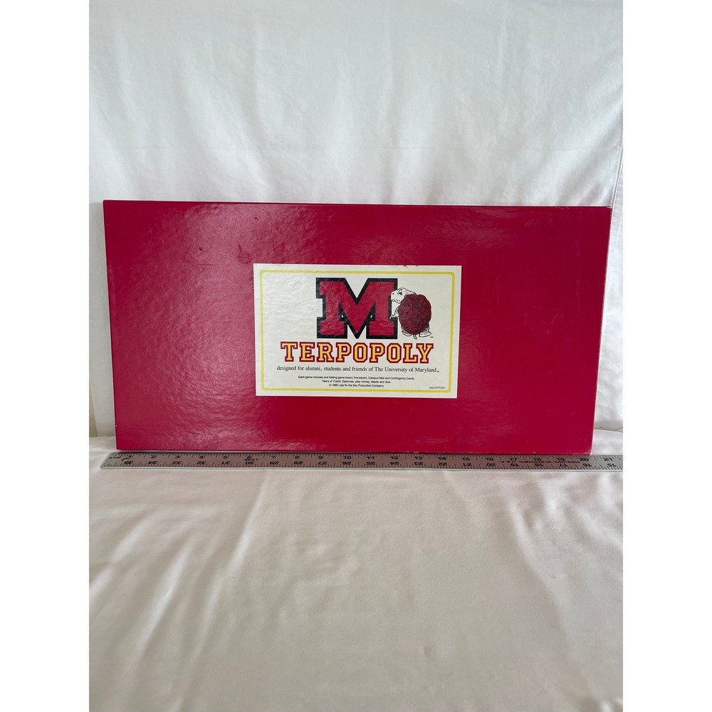 Terpopoly University of Maryland Board Game 2nd Edition Late for the Sky UMD